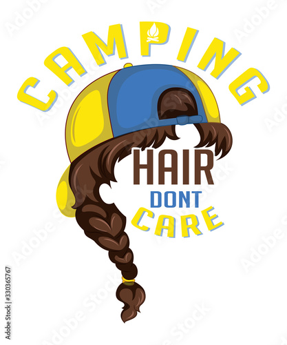 Camping hair 