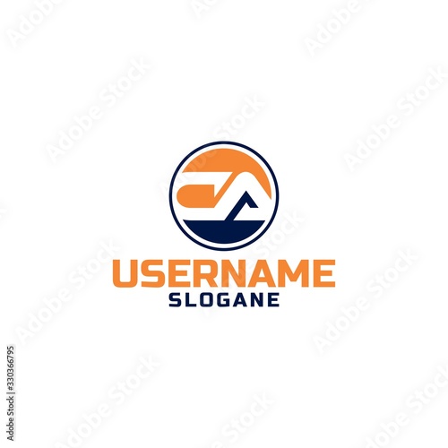 Free Download letter cA initial logo design concept vector - GFXLoad