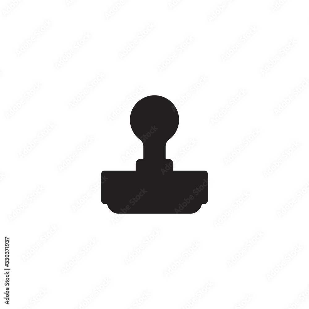 Stamp icon isolated on background. Rubber stamp icon Stamp icon isolated on background. Rubber stamp icon
