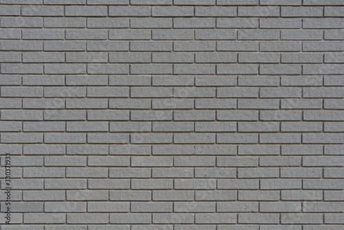 Wall made of brick gray color