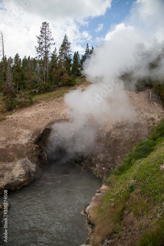 Dragon's Mouth Springs with Steam