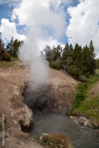 Dragon's Mouth Springs with Steam