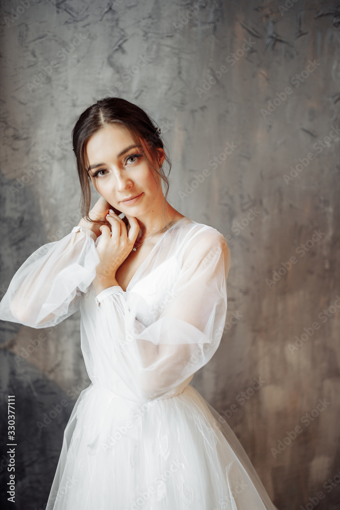 Amazing young bride in the studio Amazing young bride in the studio