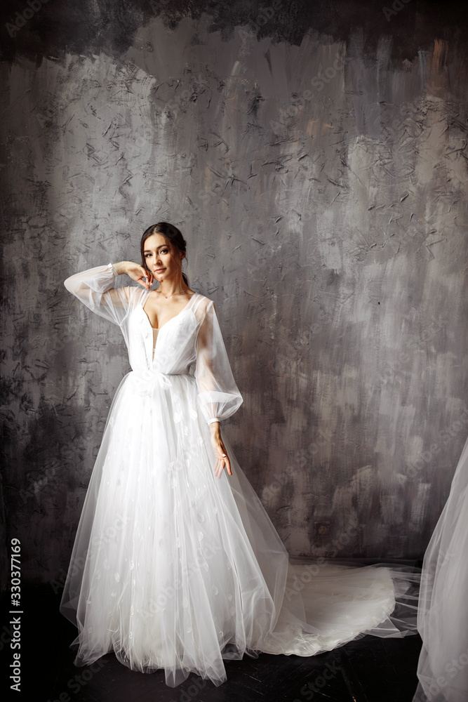 Amazing young bride in the studio Amazing young bride in the studio