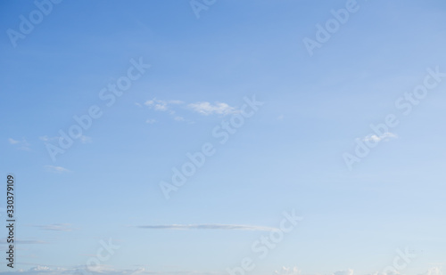 Blue sky and white clouds