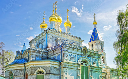 Saint Nicholas Orthodox Church in Ventspils in Latvia photo