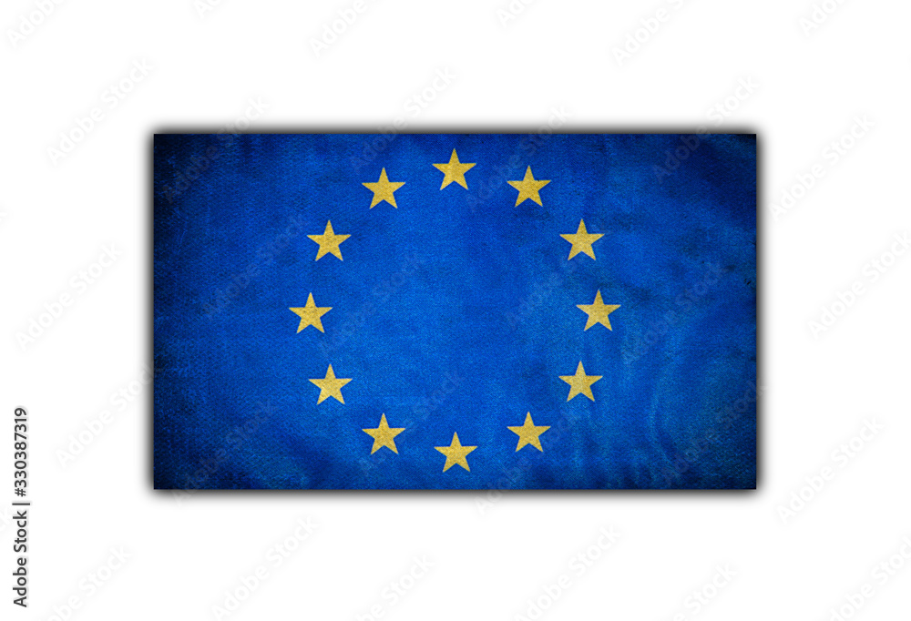 European grunge flag background texture European grunge flag background texture