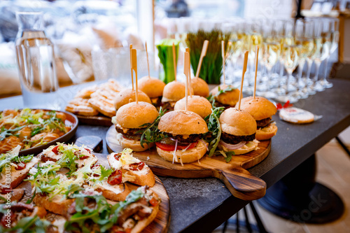appetizers on table
