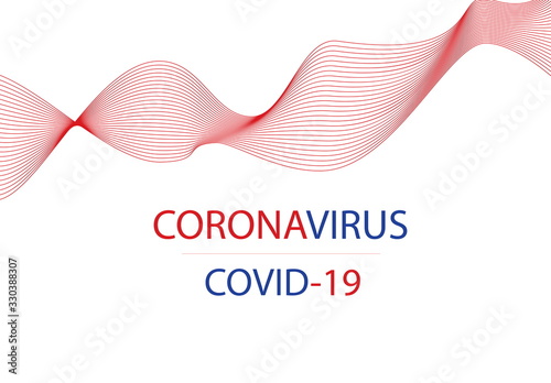 Covid-19.CoronaVirus background poster. photo