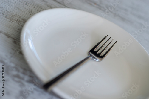 Fork on the Table  Natural Shot