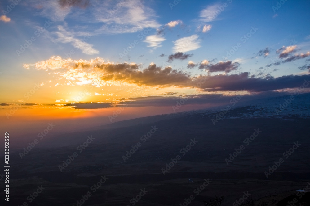 beautiful view from Mount Ara