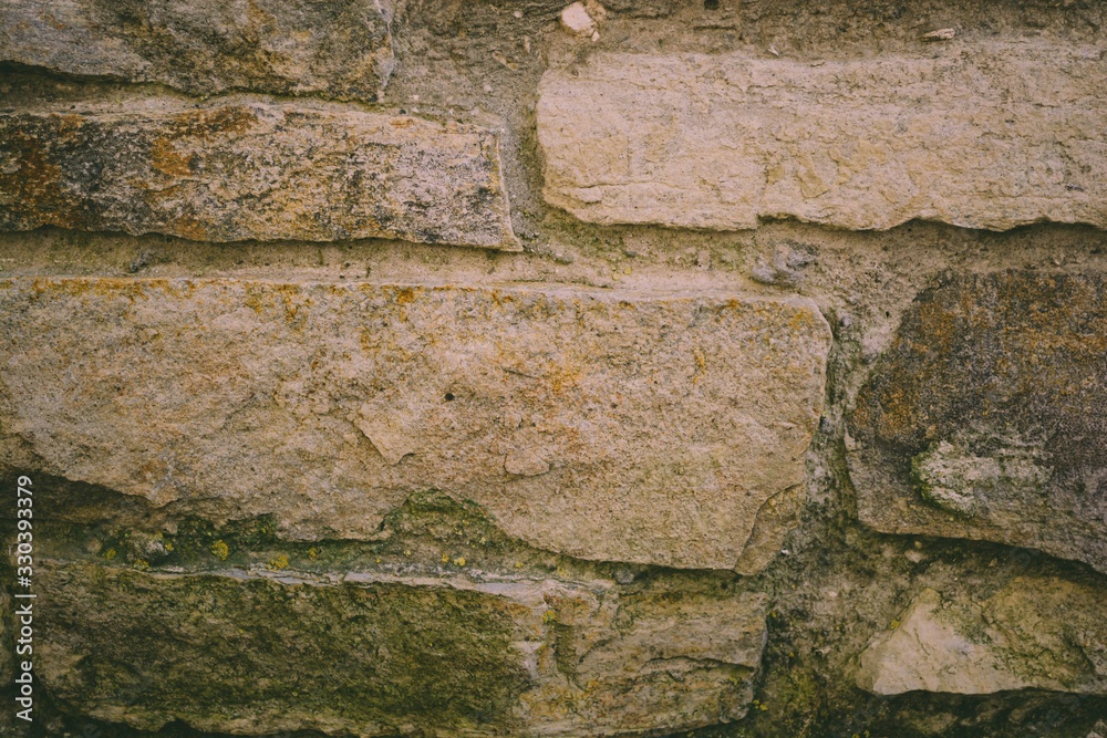 Fototapeta premium Natural stone wall background