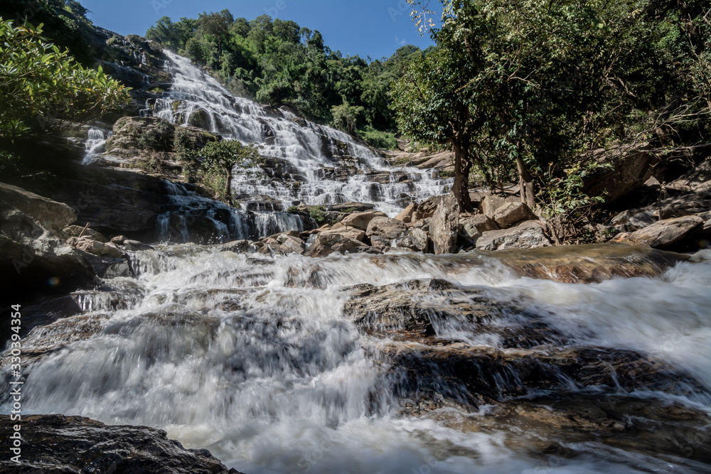 Mae Ya Waterfall in Chang Mai Thailand