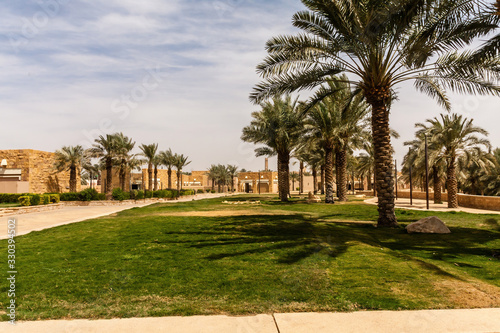 Al Bujairi Park near Historic Ad Diriyah, Riyadh, Saudi Arabia photo