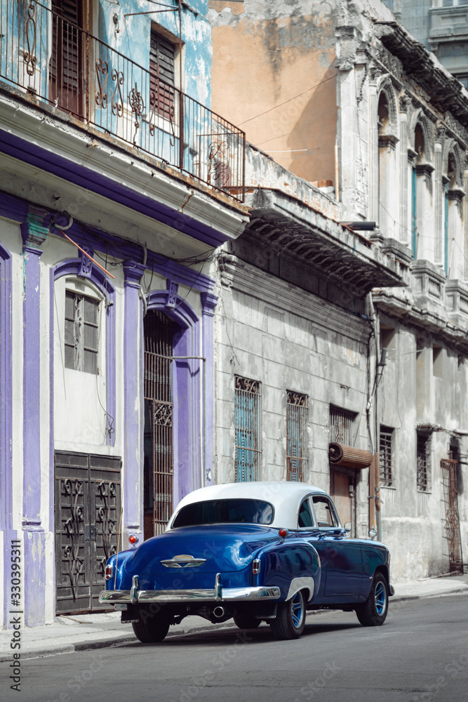 Classic old car in Havana
