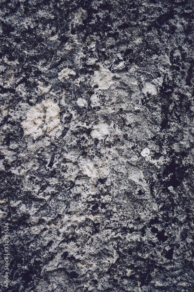 Grunge texture of wild stones in nature