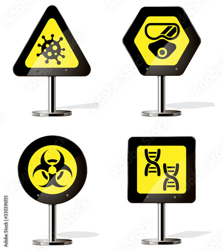 Coronavirus COVID-19 icon set