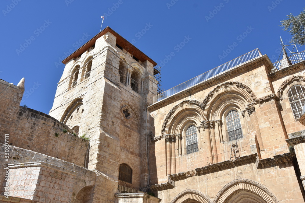 The Church of the Holy Sepulchre - church in the Christian Quarter of the Old City of Jerusalem