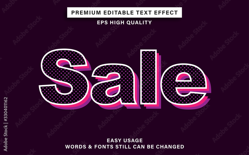 Obraz premium sale editable text effect