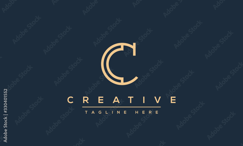 Modern creative letter C logo design. Minimal C, CC initial based vector icon. Modern creative letter C logo design. Minimal C, CC initial based vector icon.