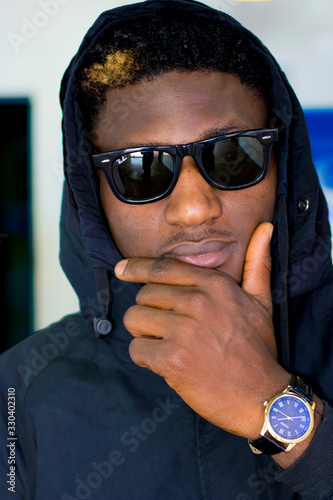 young man in sunglasses