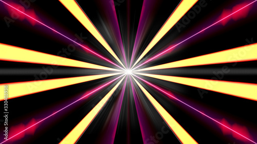 abstract futuristic kaleidoscope effect 3d rendering illustration background