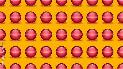 seamless abstract spheres pattern illustration 3d render