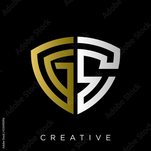 gs shield logo design