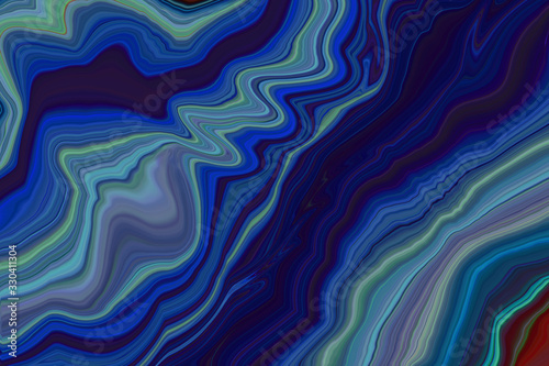 Marble ink colorful. Dark blue marble pattern texture abstract background. can be used for background or wallpaper
