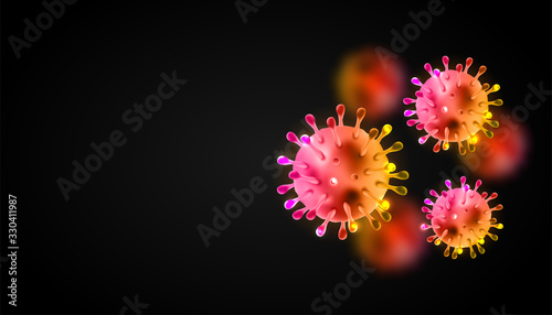 Corona Virus 2020. Wuhan virus disease. Coronavirus outbreak and coronaviruses influenza background. Coronavirus 2019-nCoV. Pandemic medical health risk concept. Perfect for info graphic