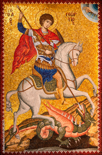 St. George on Horseback Mosaic photo