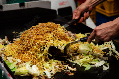 焼きそば　屋台