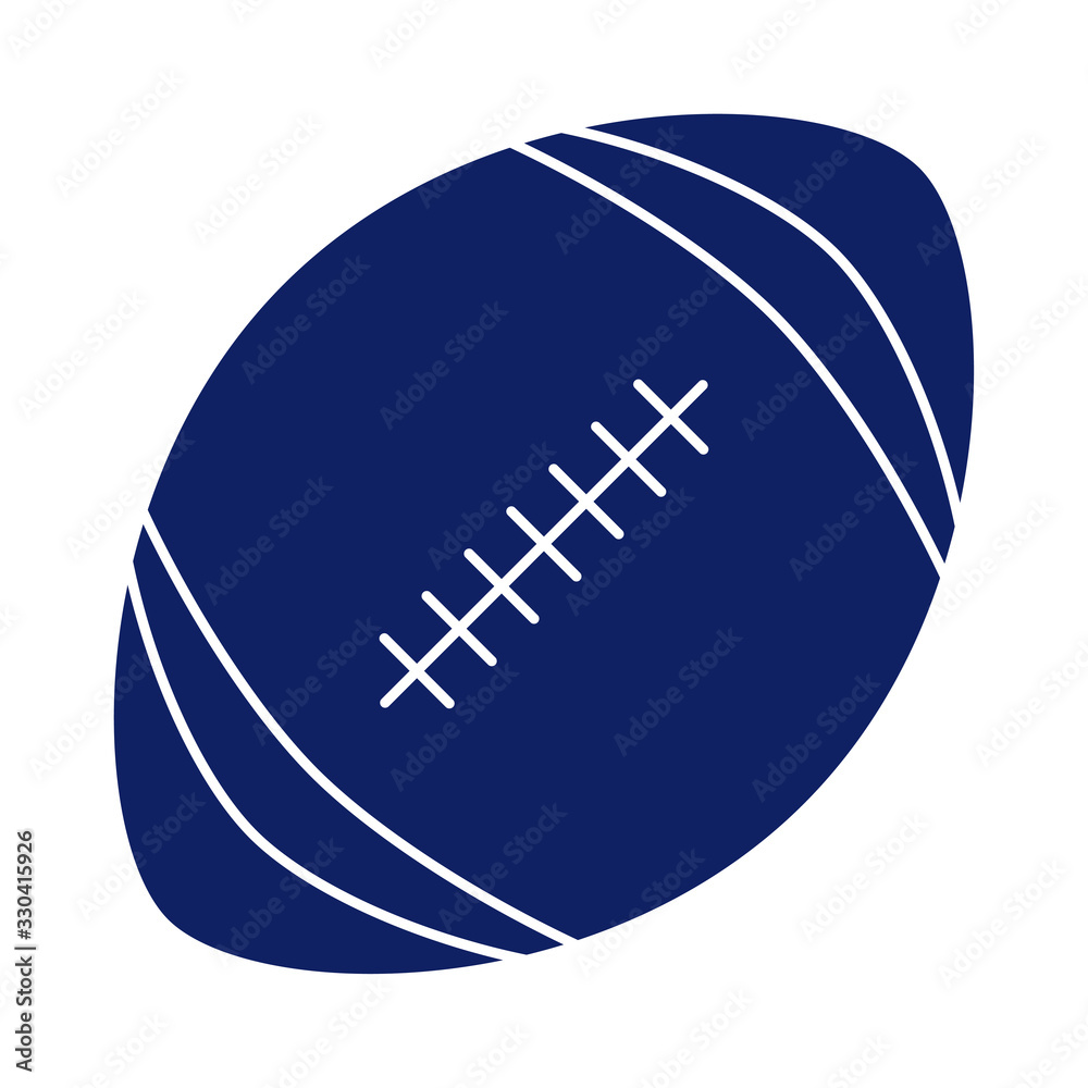 american football ball, silhouette style icon american football ball, silhouette style icon