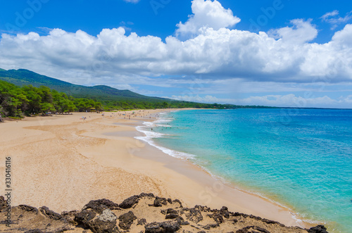 One of the best beach with crystal clear water Big Beach Maui Hawaii USA