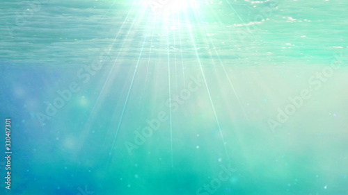 海中のイメージイラスト