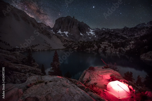 Craig Temple Milky Way, Inyo National Park, California photo