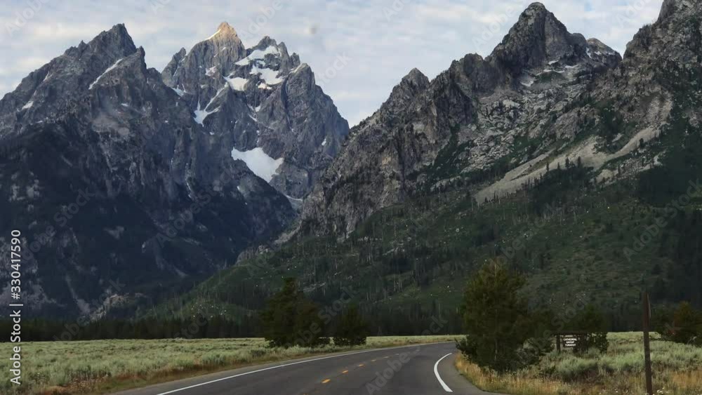 Cinematic and slow motion stabilized shots filmed in the Grand Teton National Park including the main landmarks in the area.