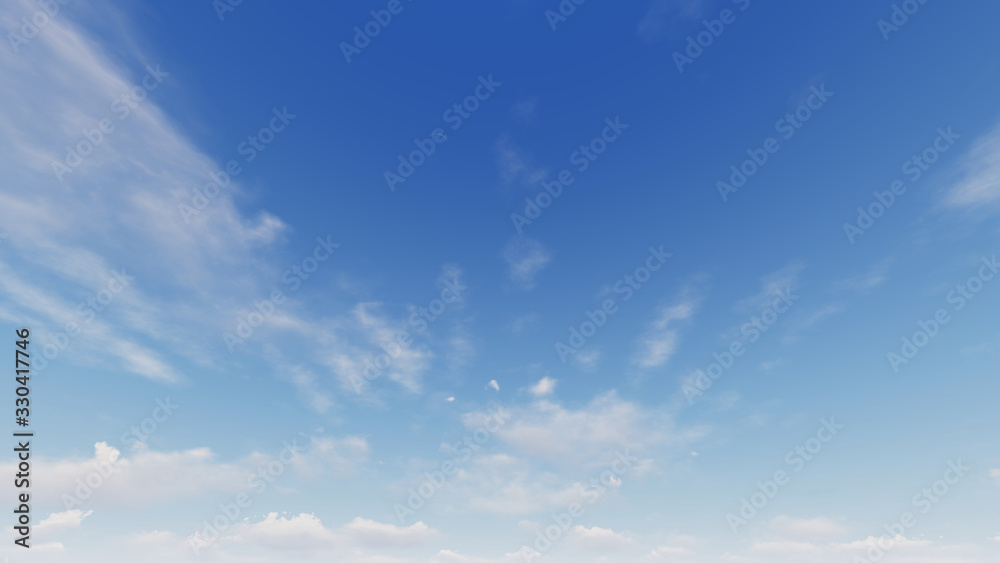 Obraz premium Cloudy blue sky abstract background, blue sky background with tiny clouds