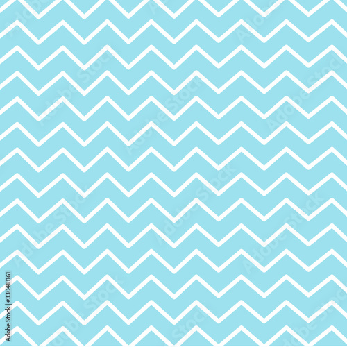 Striped zigzag on blue background. vector illustration