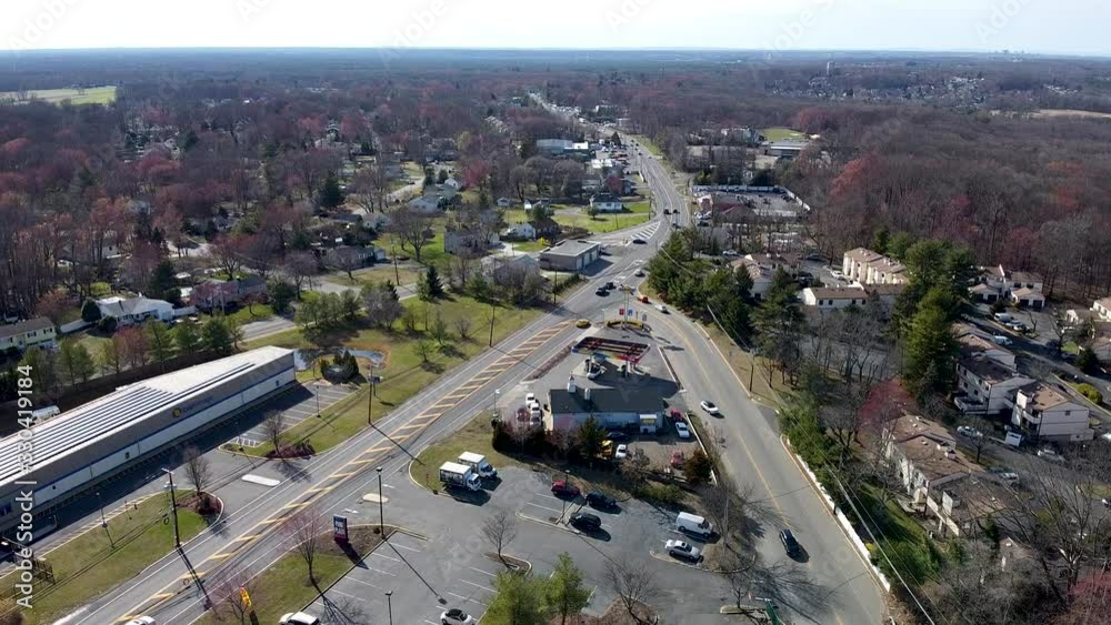 Aerial view of Route 34 in Old Bridge, New Jersey Aerial view of Route 34 in Old Bridge, New Jersey