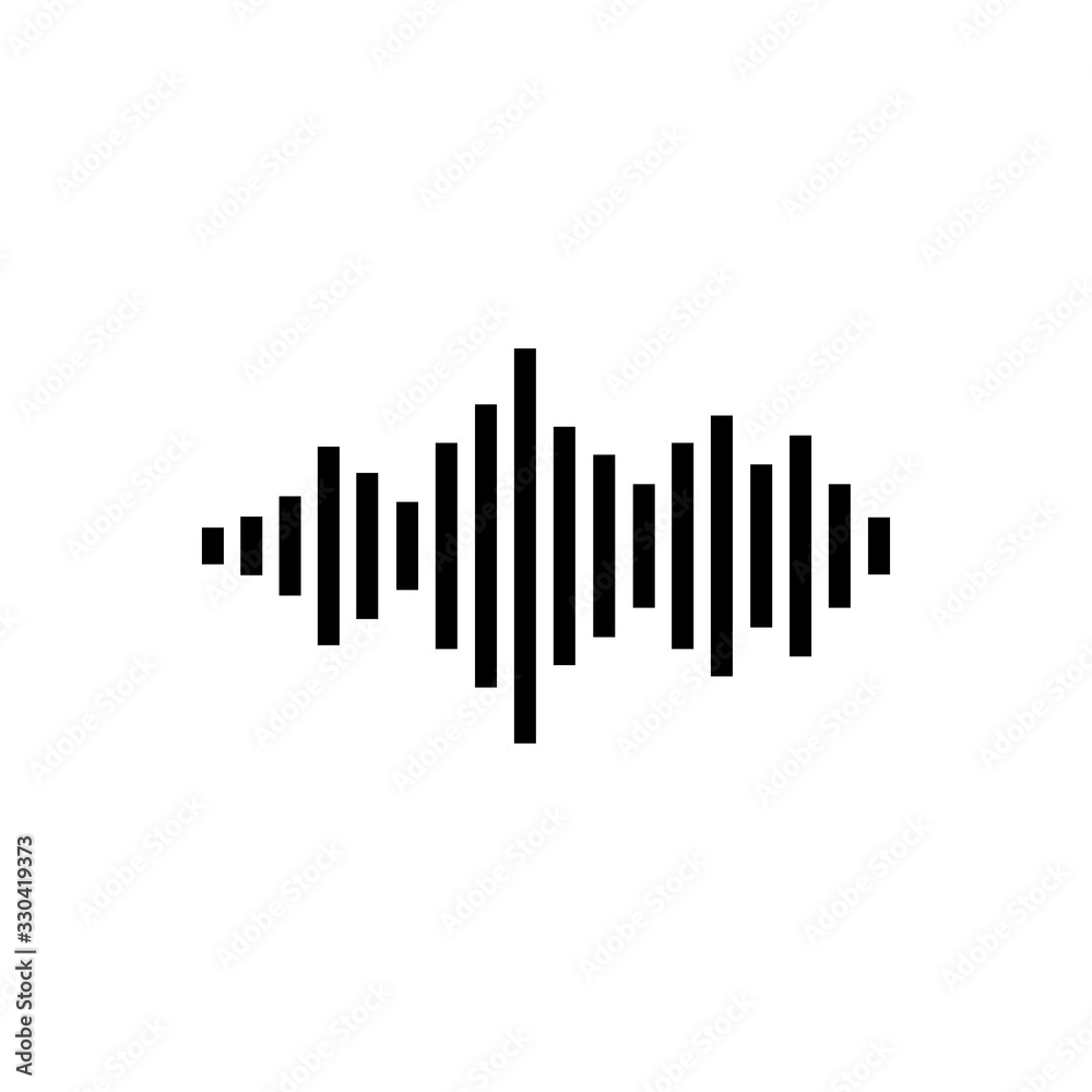 Sine wave icon vector logo Sine wave icon vector logo