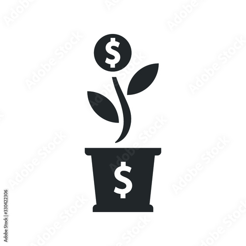Money investment plan icon