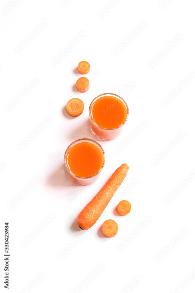Fototapeta premium Carrot Juice or Smoothie