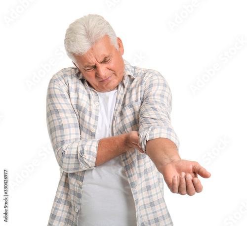 Senior man suffering from P...