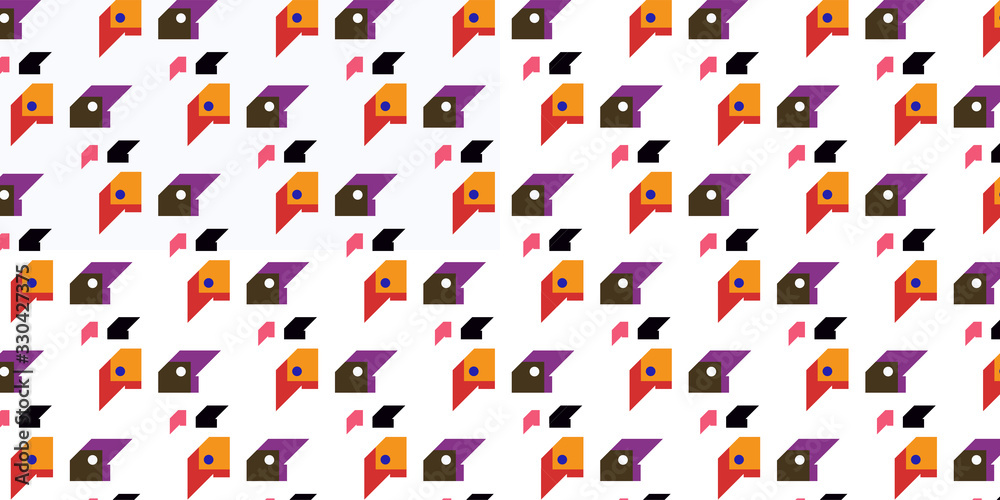 Birdtalis Graphic Abstract Flat Vector Pattern Design Birdtalis Graphic Abstract Flat Vector Pattern Design