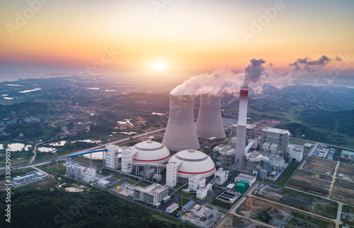 Canvas Print Thermal power station
