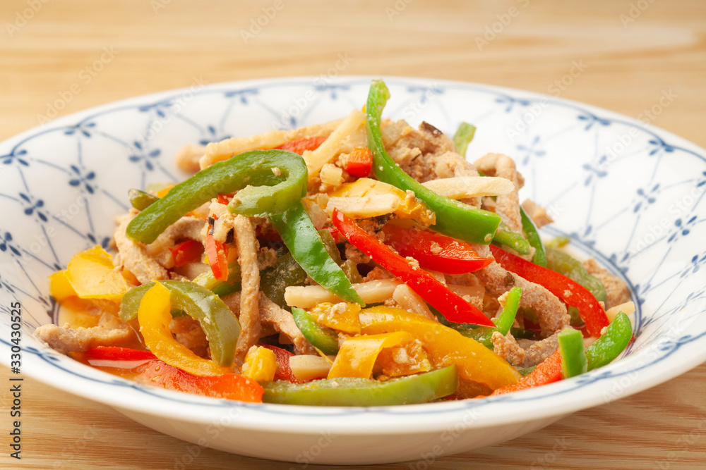青椒肉絲 青椒肉絲
