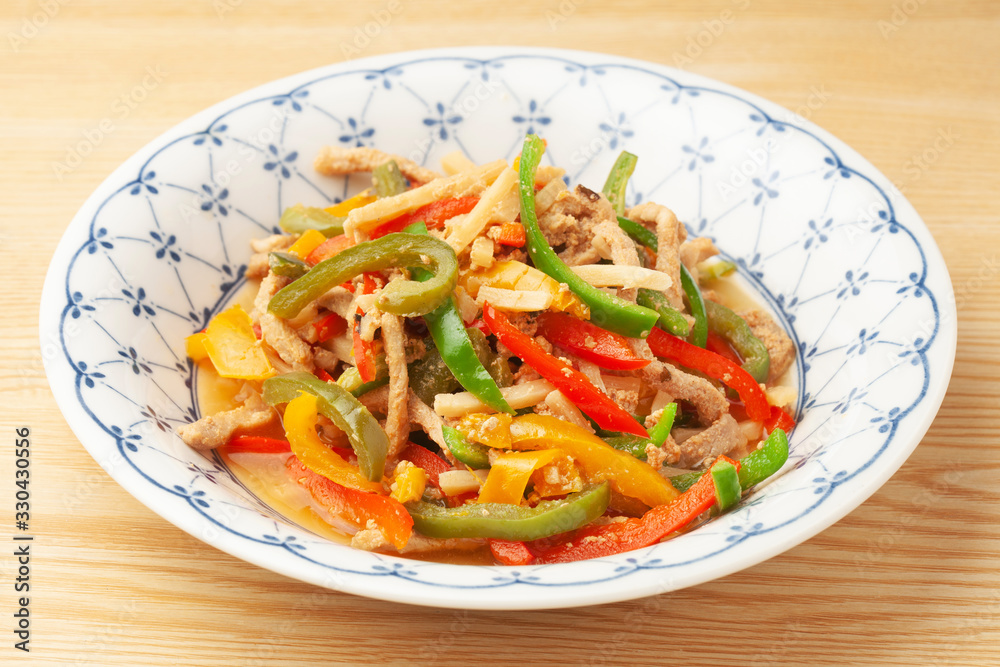 青椒肉絲 青椒肉絲