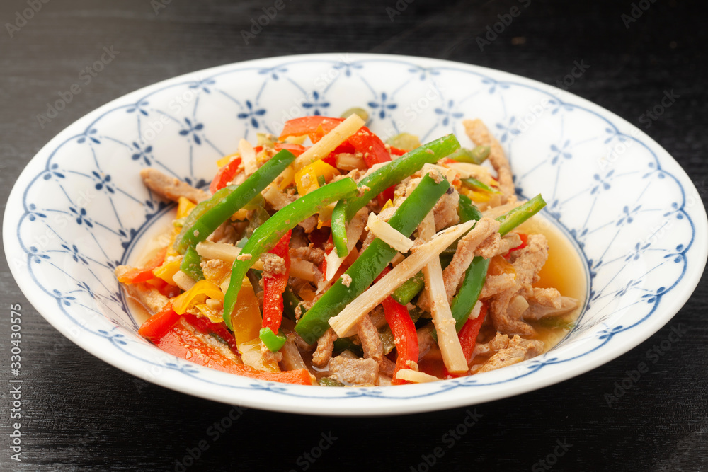 青椒肉絲 青椒肉絲