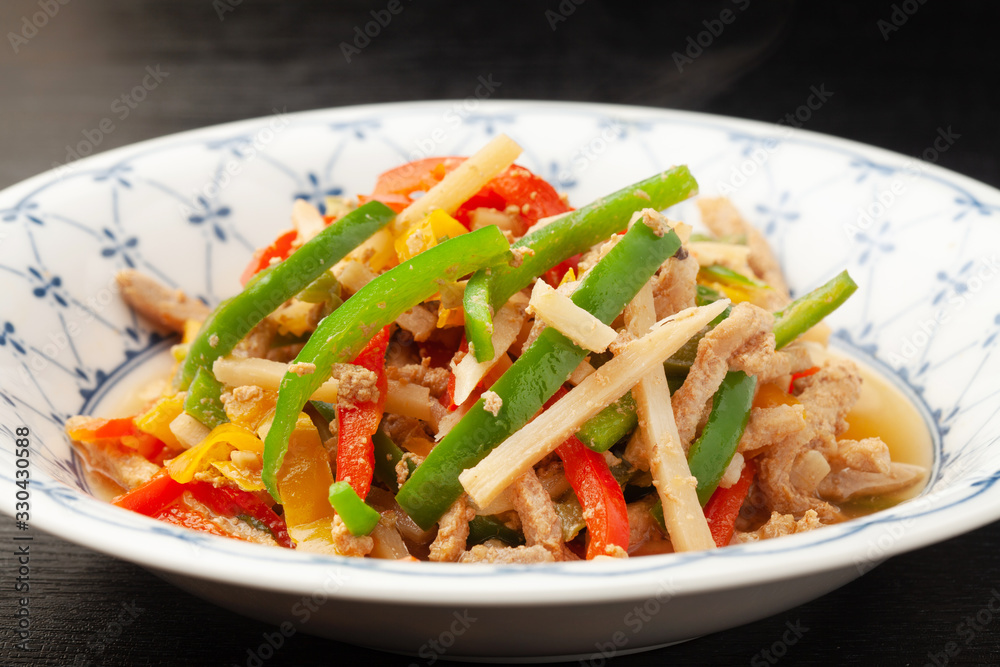 青椒肉絲 青椒肉絲